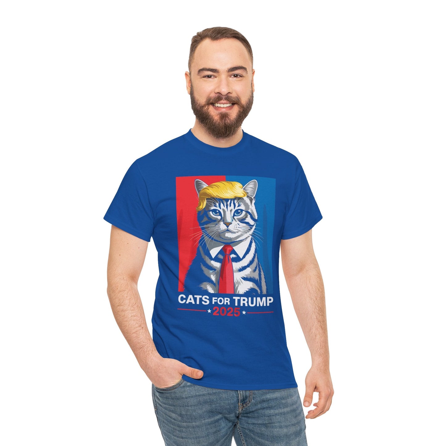 Cats For Trump 2025 Funny Tee For Vance Trump T-shirt