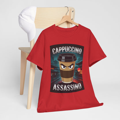 Cappuccino Assassino Coffee Lovers Italian Brainrot Meme T-Shirt