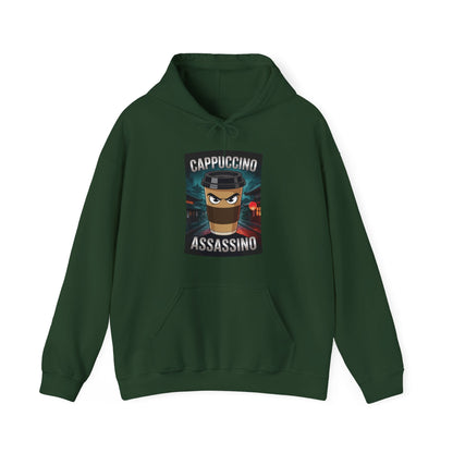 Cappuccino Assassino Coffee Lovers Italian Brainrot Meme Hoodie