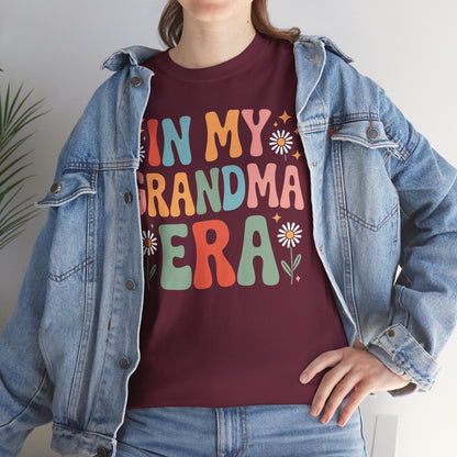 In My Grandma Era Funny Sarcastic Groovy Retro Mothers Day T-Shirt