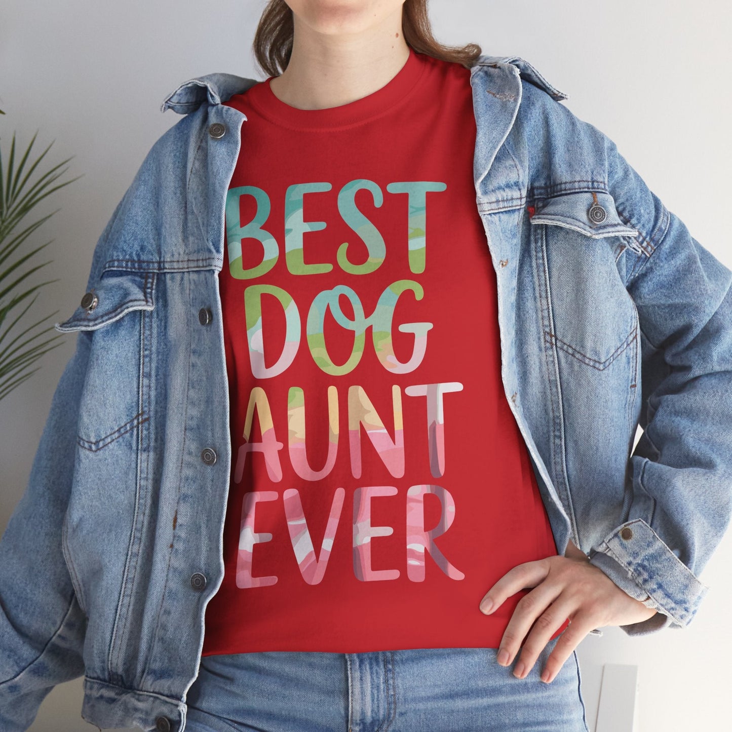 Best Dog Aunt Ever Shirt Women Dog Lover Auntie Mothers Day T-Shirt