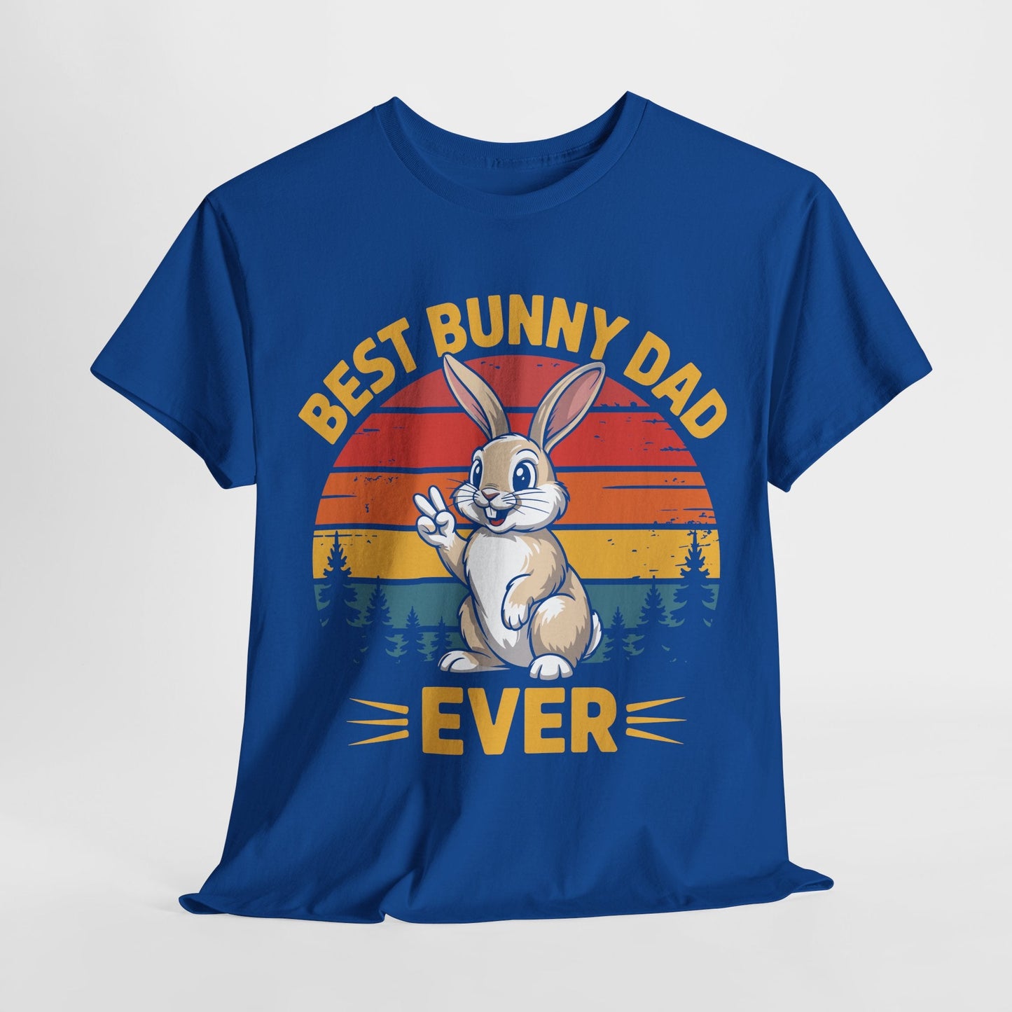 Best Bunny Dad Ever Funny Rabbit Lover Dad Gift T-Shirt for Pet Owners