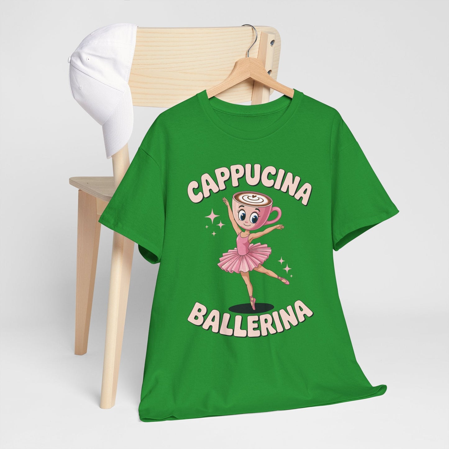 Funny Ballerina Cappuccina Coffee Dance Lovers Italian Meme T-Shirt