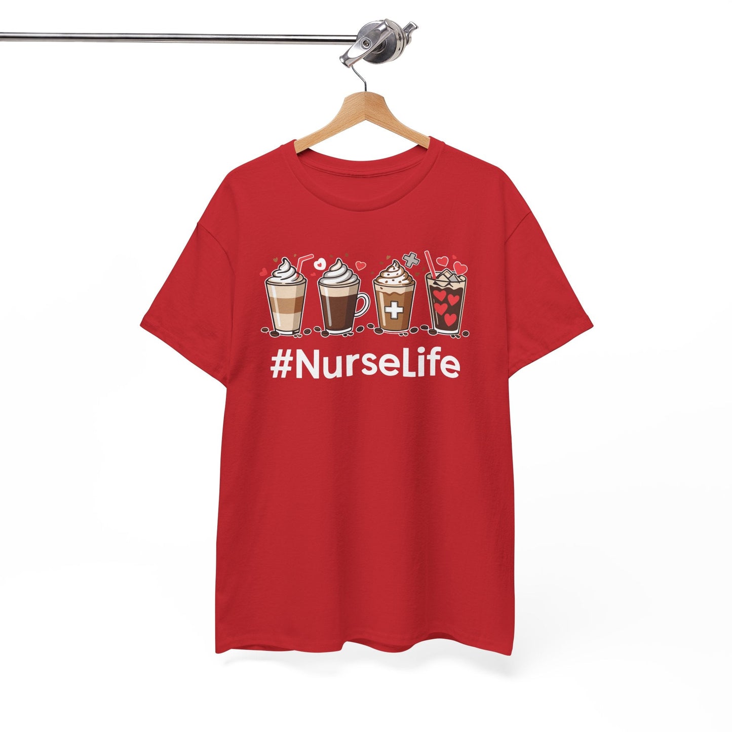 Nurse Life Funny Coffee Nurses Fuel Registered Nurse Medical T-Shirt