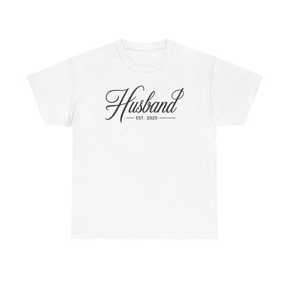 Couples Gifts For Husband And Wife Matching Husband Est 2025 Just Married Honeymoon Wedding T-Shirt
