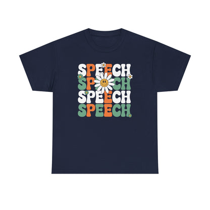 Speech Therapy Retro Speech Language Pathologist Therapist T-Shirt