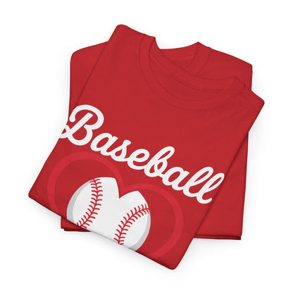 Baseball Grandma Shirt Women Baseball Heart Mothers Day T-Shirt