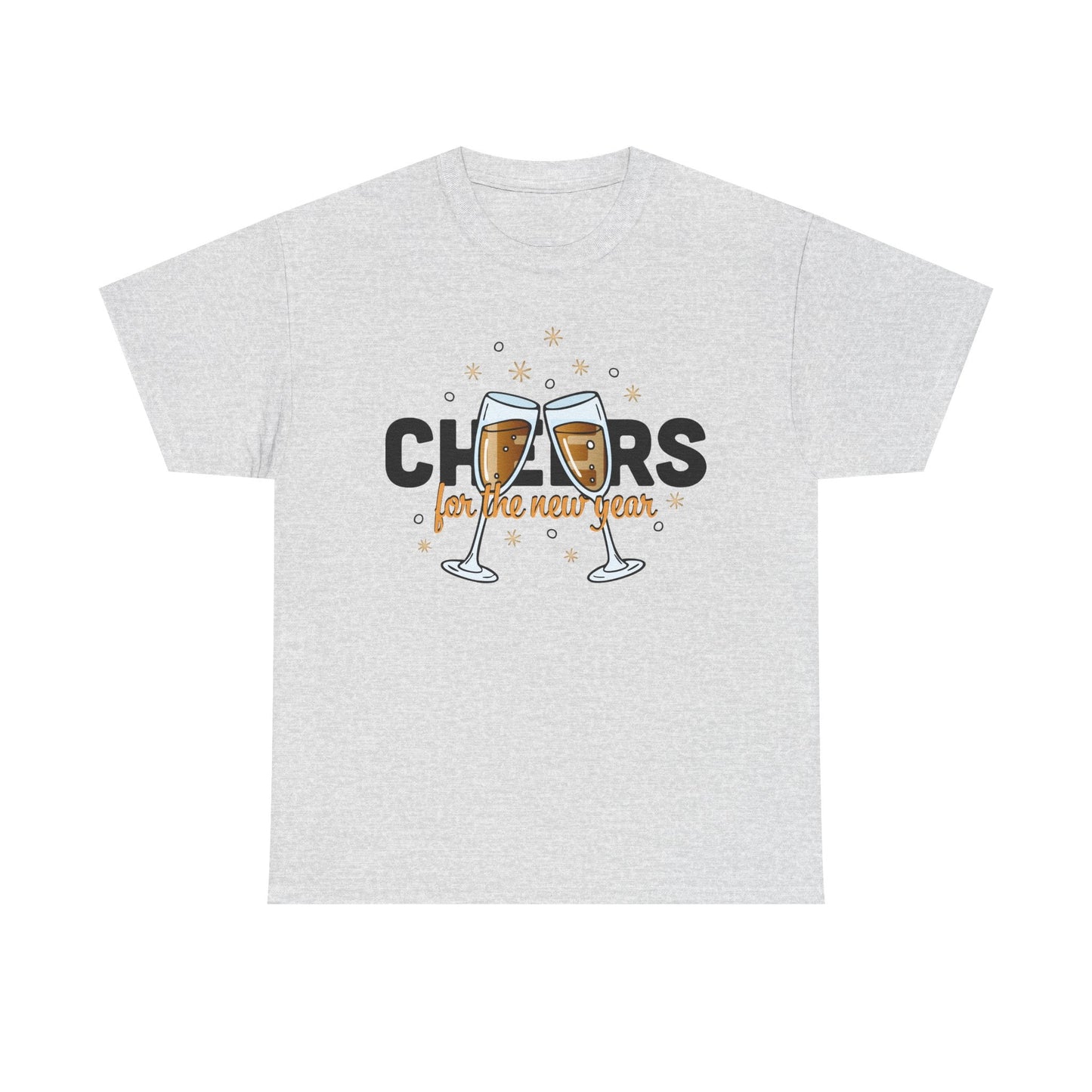 Happy New Year Cheers T-Shirt Festive New Year’s Eve Party Tee for Men and Women