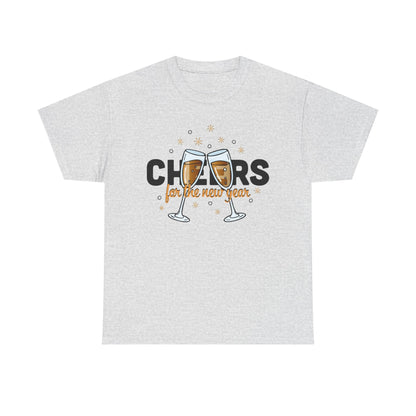 Happy New Year Cheers T-Shirt Festive New Year’s Eve Party Tee for Men and Women