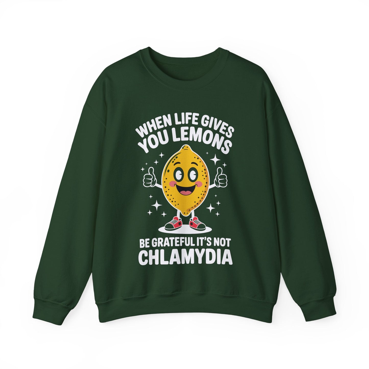Lemons and Chlamydia Absurd Offensive Meme Sarcastic Edgy Sweatshirt