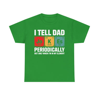I Tell Dad Jokes Periodically Element Vintage Father's Day T-Shirt