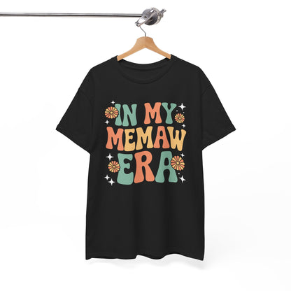 In My Memaw Era Funny Sarcastic Groovy Retro Mothers Day T-Shirt