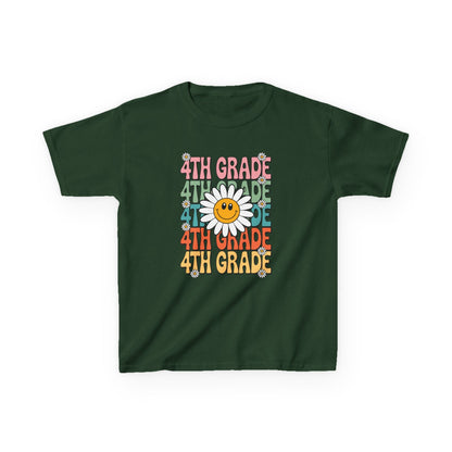 Groovy 4th Grade Back To School First Day of Fourth Grade T-Shirt