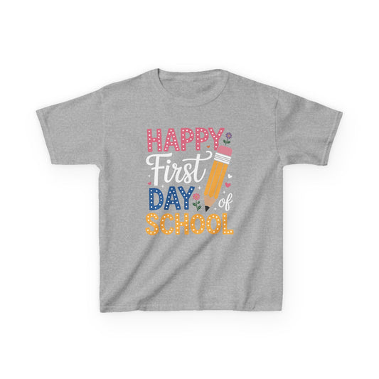 Happy First Day of School Pencil Teacher Cute Back to School T-Shirt