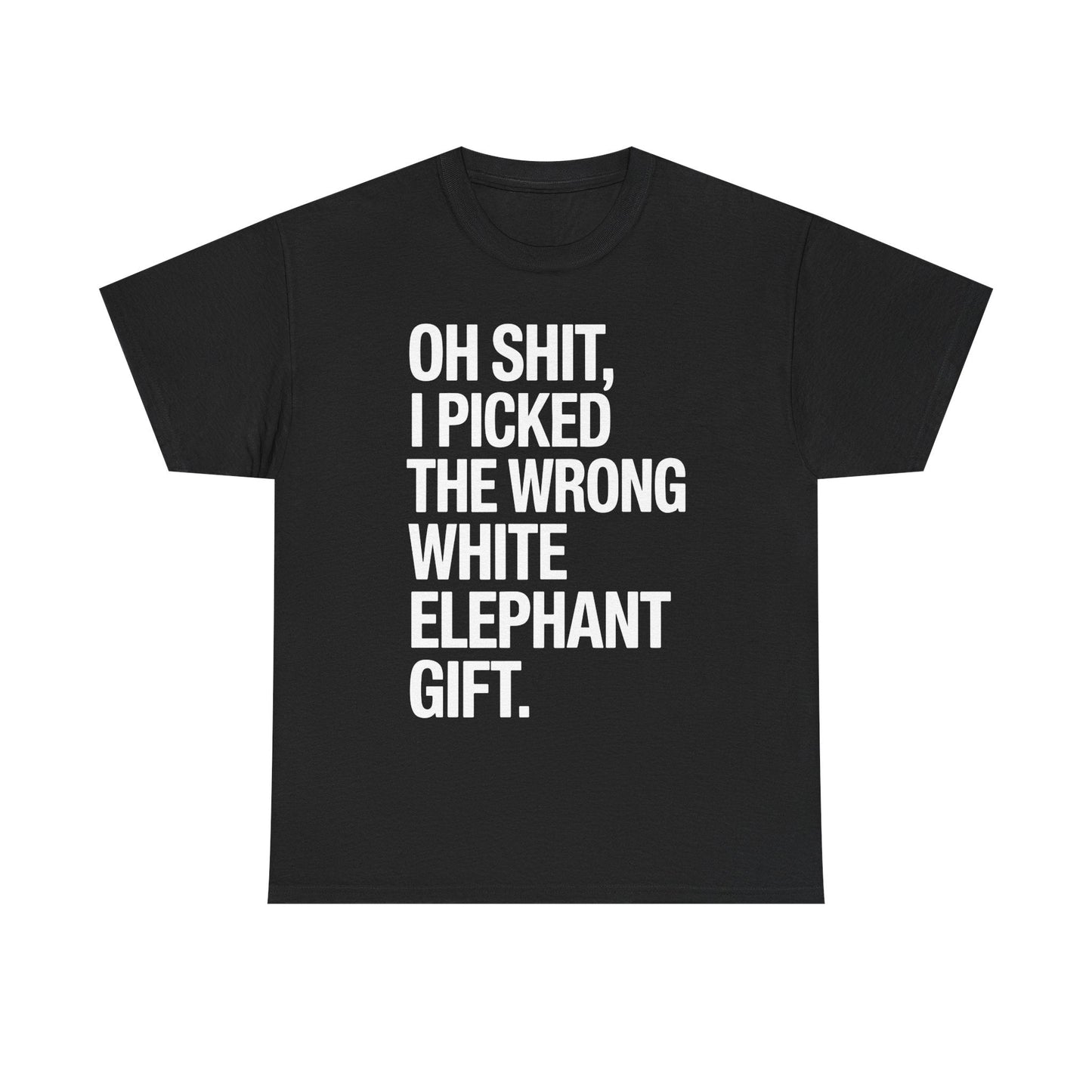 Oh Shit Funny White Elephant Gifts for Adults Under 15 20 T-Shirt