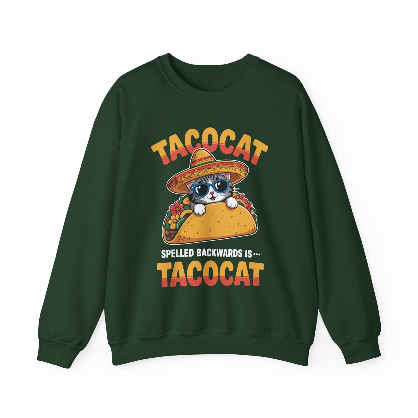 Tacocat Spelled Backwards Taco Cat Cinco De Mayo T-Shirt Men Women
