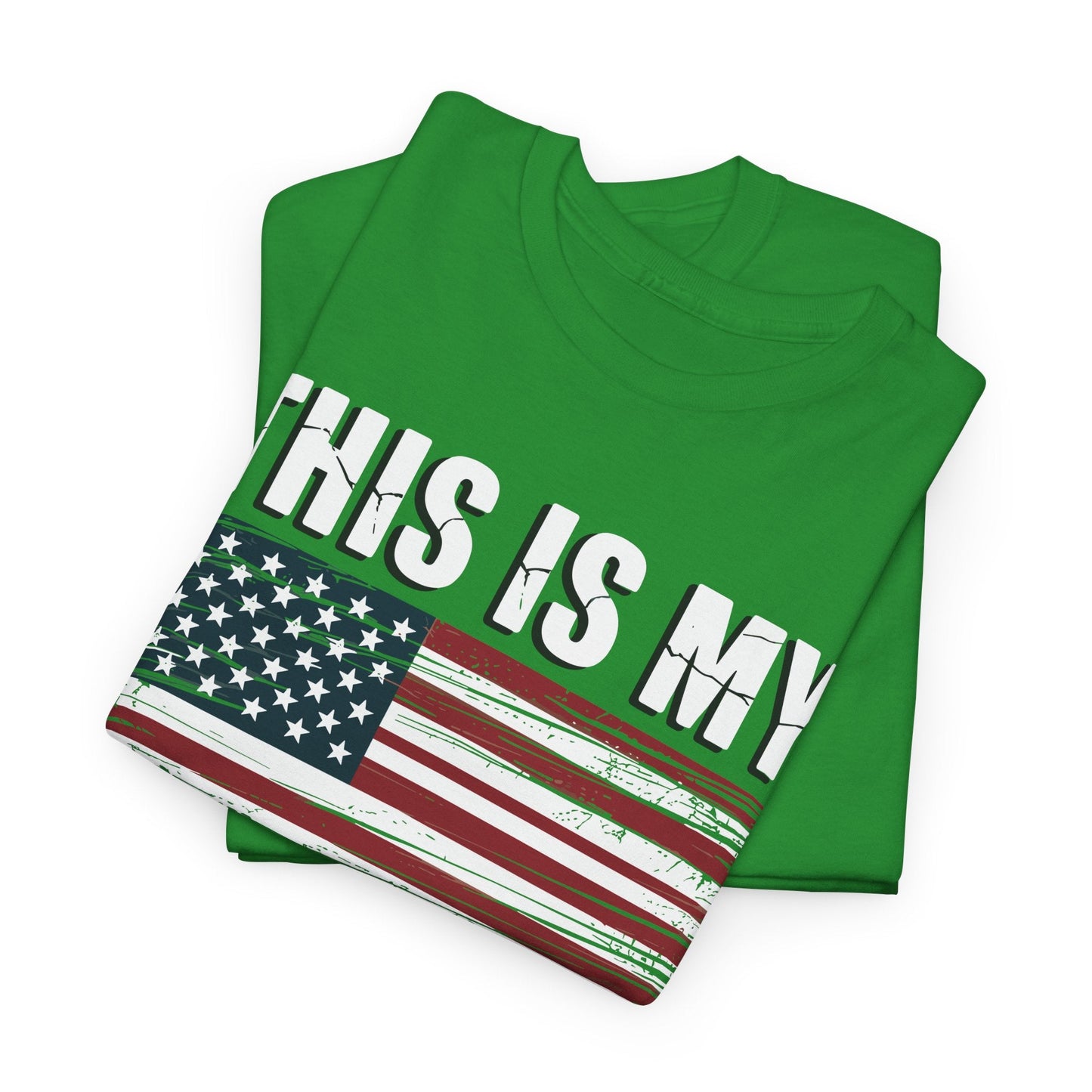 This Is My Pride Flag USA American 4th of July Patriotic T-Shirt