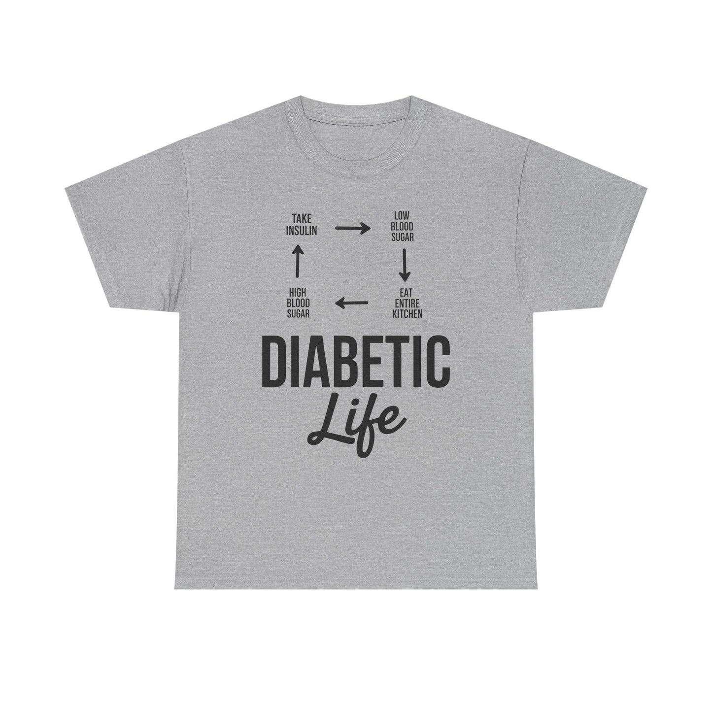 Funny Diabetic Type 1 Diabetes T1D Diabetes Awareness T-Shirt