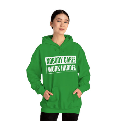 Nobody Cares Work Harder Fitness Workout Gym Gift Hoodie