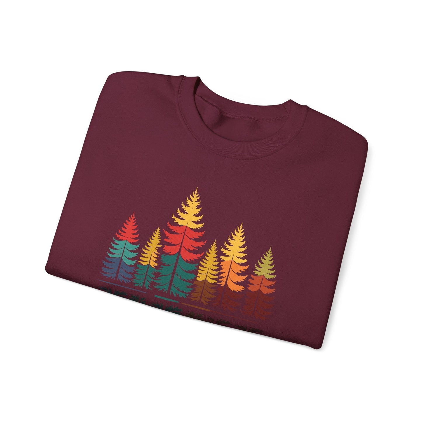Nature Reflection Forest Trees Outdoor Wildlife Sweatshirt