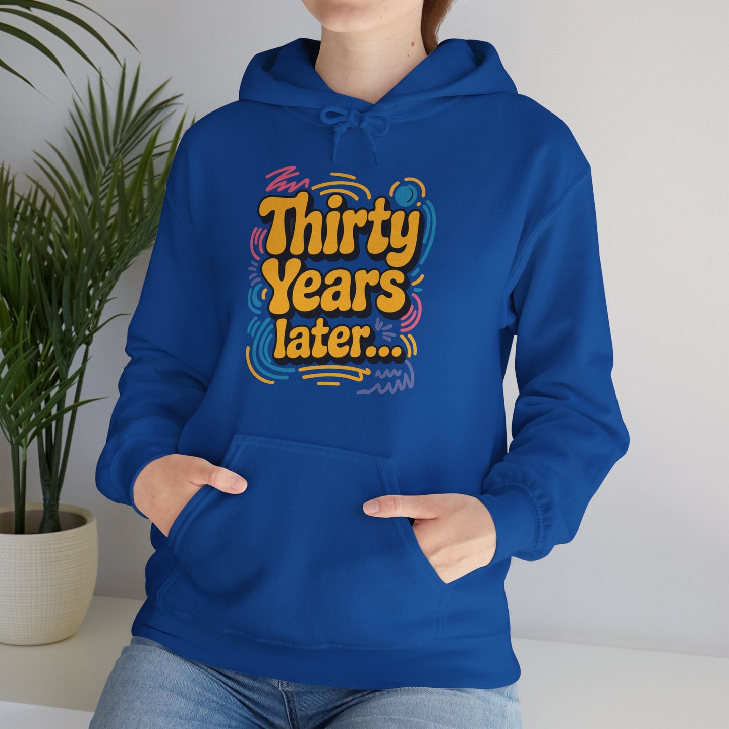 Thirty Years Later 30 Years 30th Birthday Party Funny Meme Hoodie