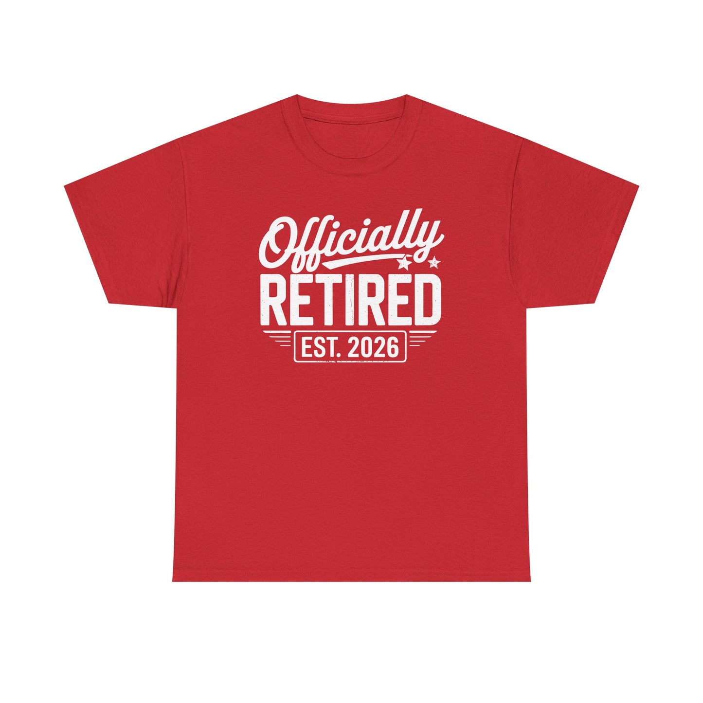 Funny Retirement 2026 Officially Retired Vintage Humor T-Shirt