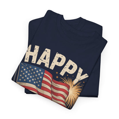 Happy 4th Of July Patriotic American US Flag 4th Of July T-Shirt