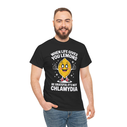 Lemons and Chlamydia Absurd Offensive Meme Sarcastic Edgy T-Shirt