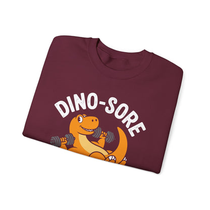 Gym Workout Dino Sore Exercise Fitness Boys Women Men Sweatshirt