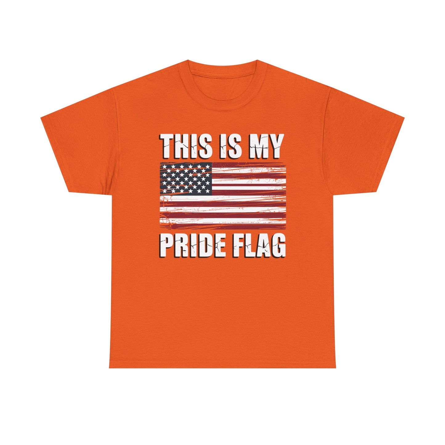 This Is My Pride Flag USA American 4th of July Patriotic T-Shirt