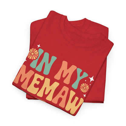 In My Memaw Era Funny Sarcastic Groovy Retro Mothers Day T-Shirt