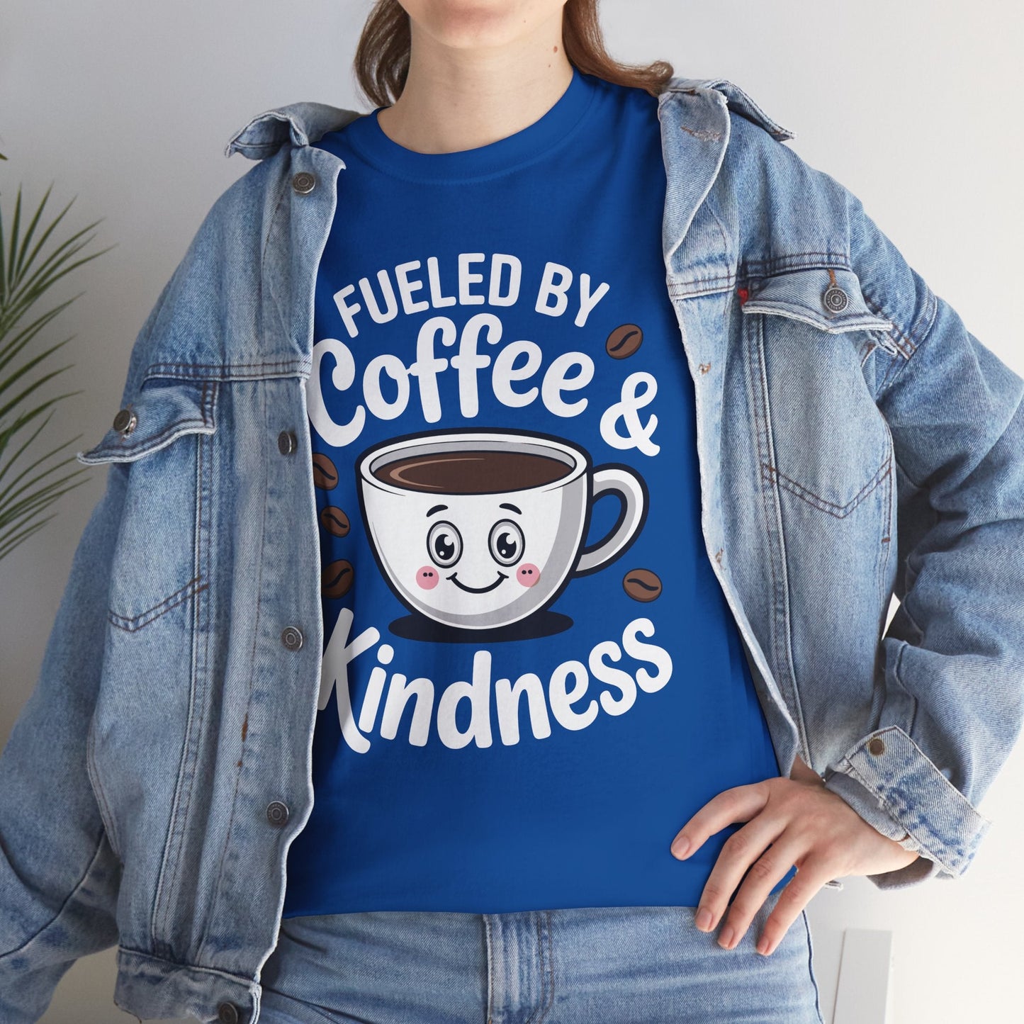 Funny Coffee Lover Fueled by Coffee And Kindness T-Shirt