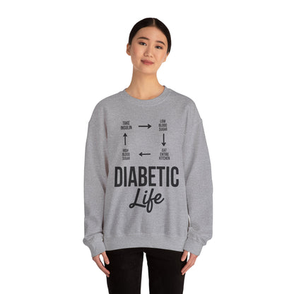 Funny Diabetic Type 1 Diabetes T1D Diabetes Awareness Sweatshirt