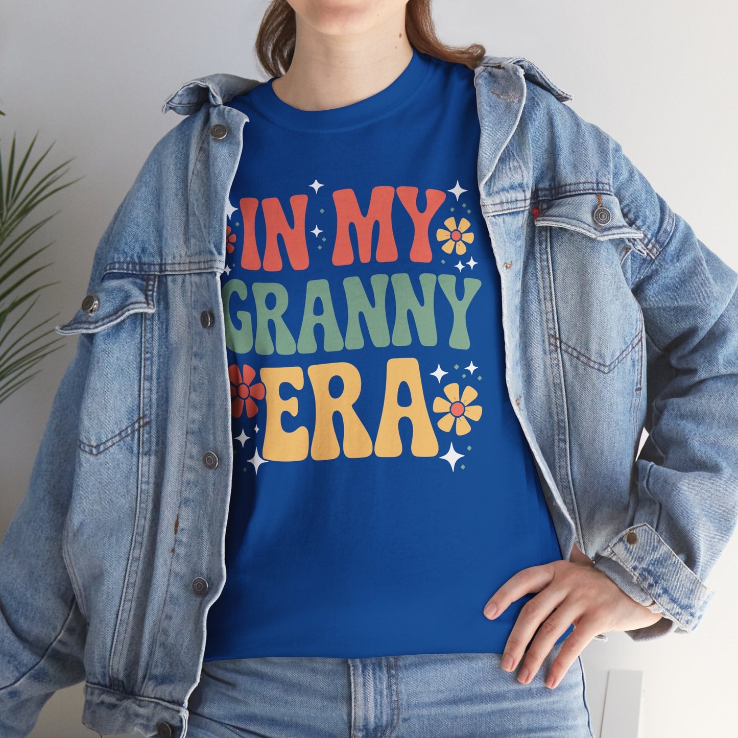 In My Granny Era Funny Sarcastic Groovy Retro Mothers Day T-Shirt