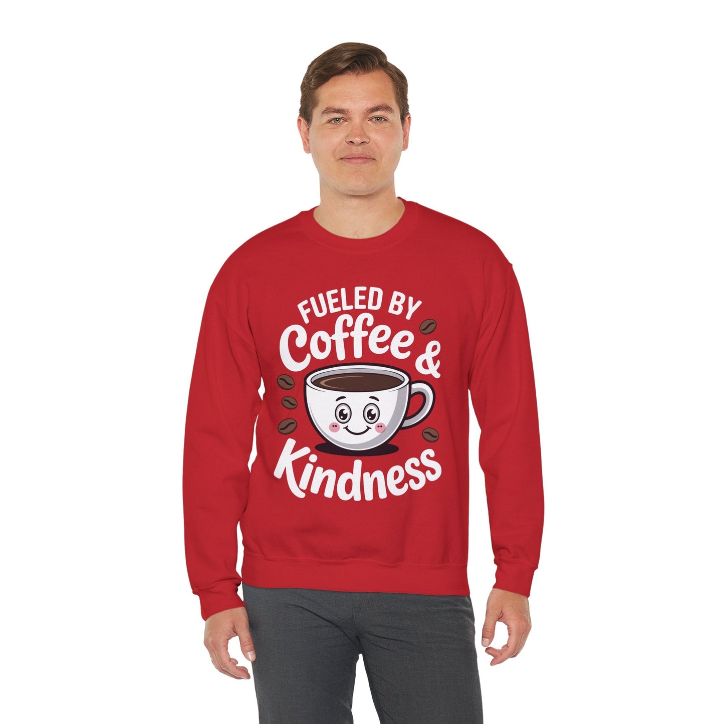 Funny Coffee Lover Fueled by Coffee And Kindness Sweatshirt