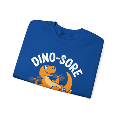 Gym Workout Dino Sore Exercise Fitness Boys Women Men Sweatshirt