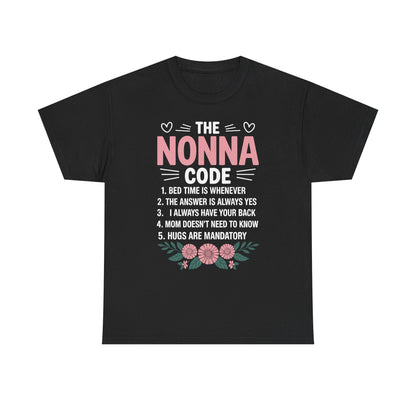 The A Nonna Code Funny Grandma Mothers Day Gifts T-Shirt