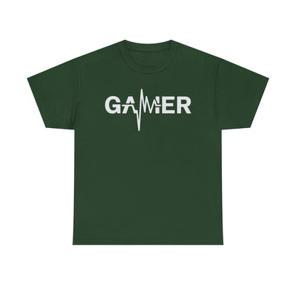 Gamer Heartbeat Video Games Graphic T-Shirt