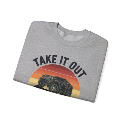 Catch Some Rays Vintage Retro Take It Out And Play Sweatshirt