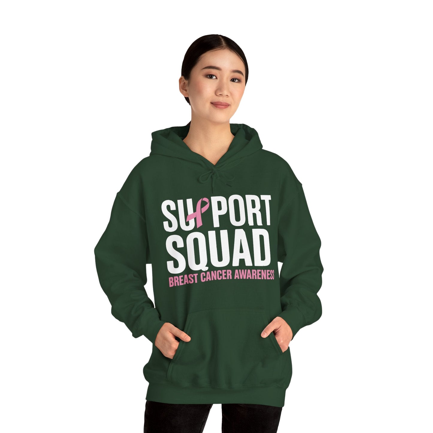 Breast Cancer Shirts Support Squad Breast Cancer Awareness Hoodie