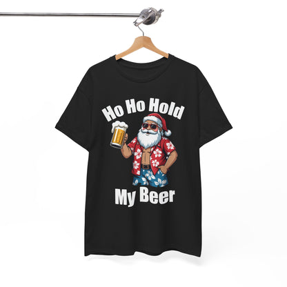 Funny Santa With Sunglasses And Beer Christmas in July T-Shirt