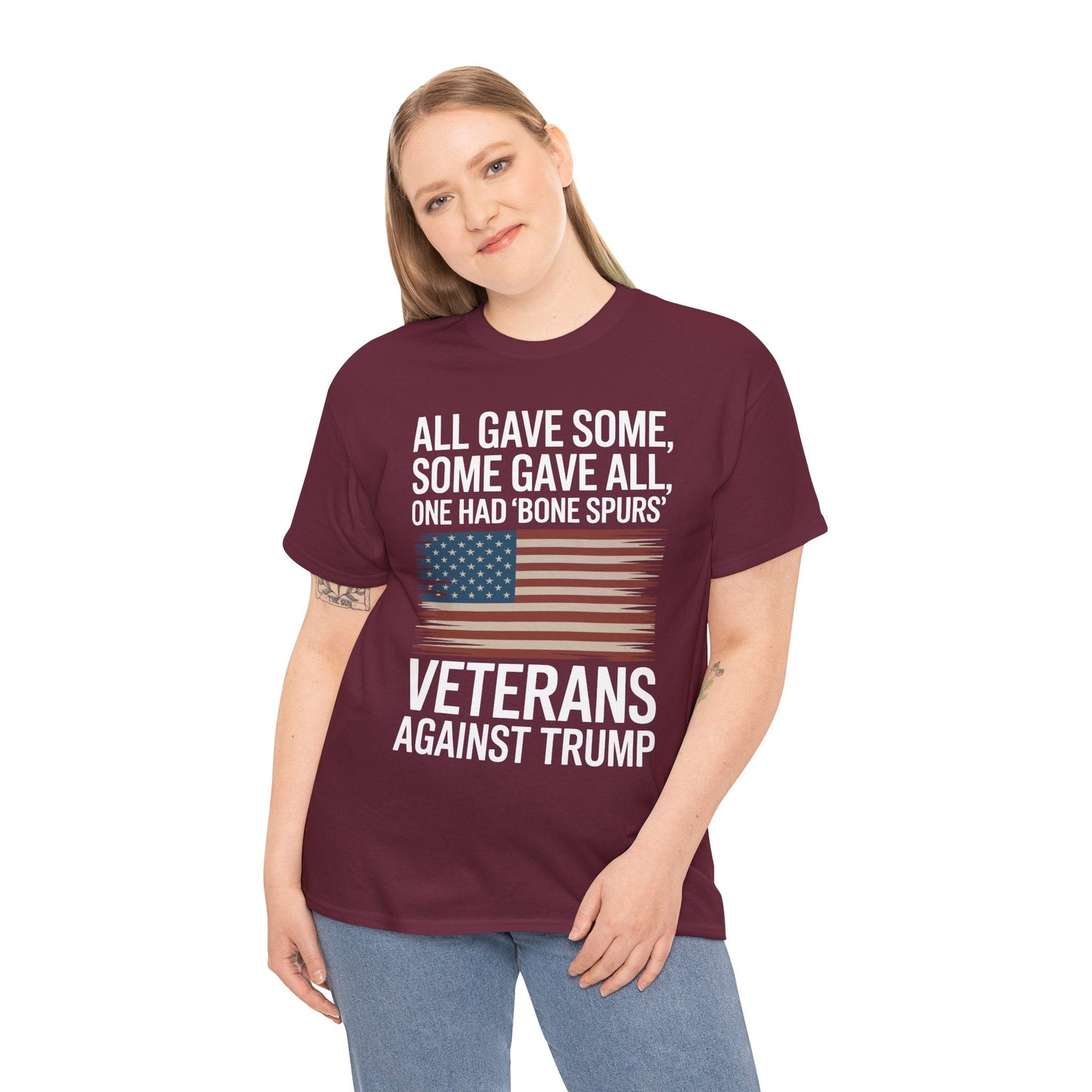 Veterans Against Trump Anti Trump Political Protest T-Shirt