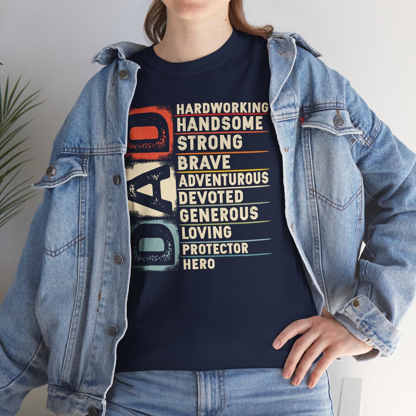 Vintage Funny Definition of Dad Retro Meme Joke Father's Day T-Shirt