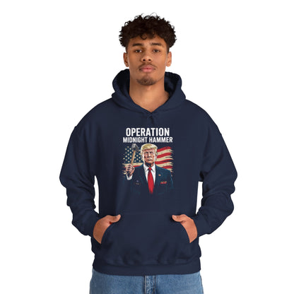 Funny Trump Operation Midnight Hammer Hoodie