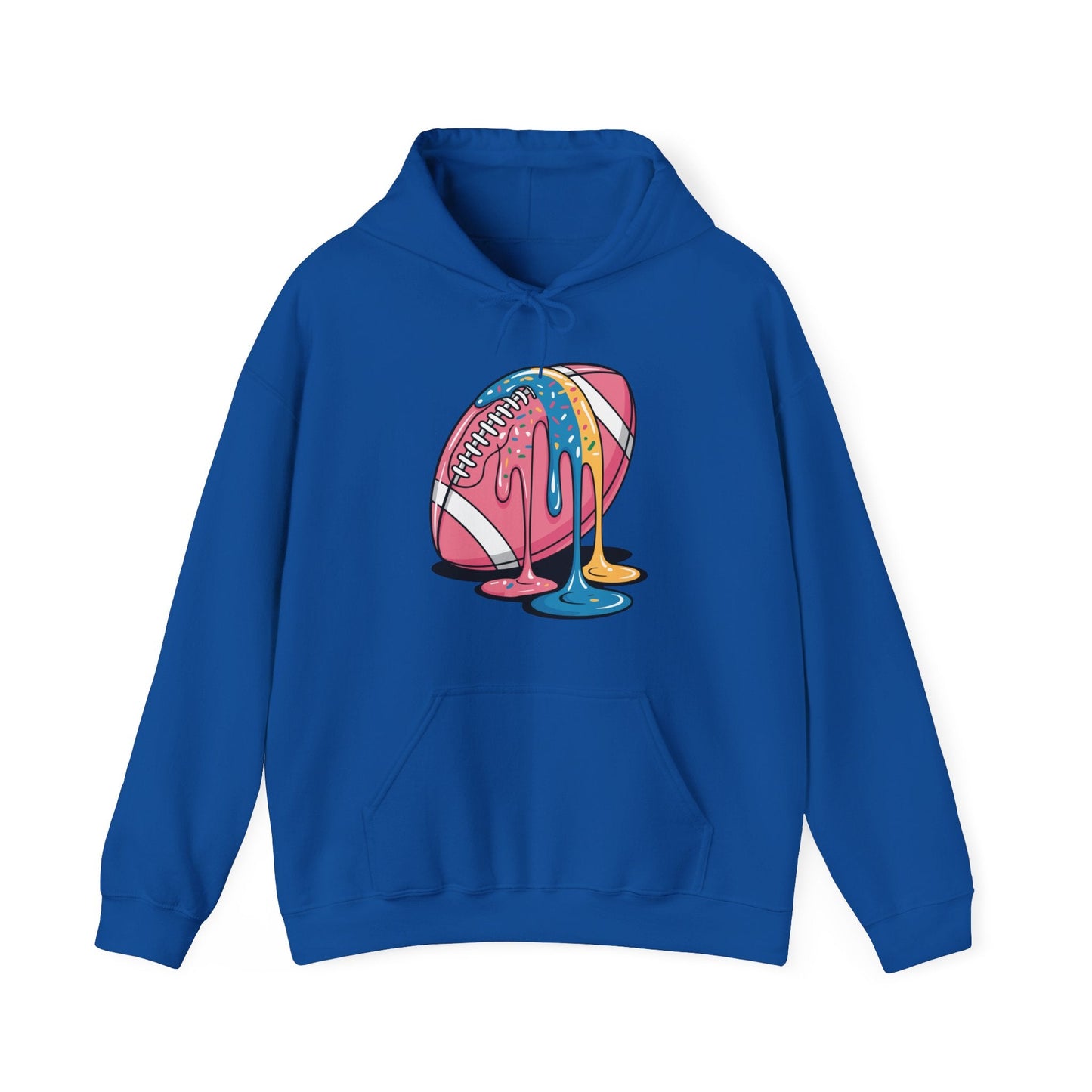 Football Drip For Lineman WR QB RB Ice Cream Sprinkles Hoodie