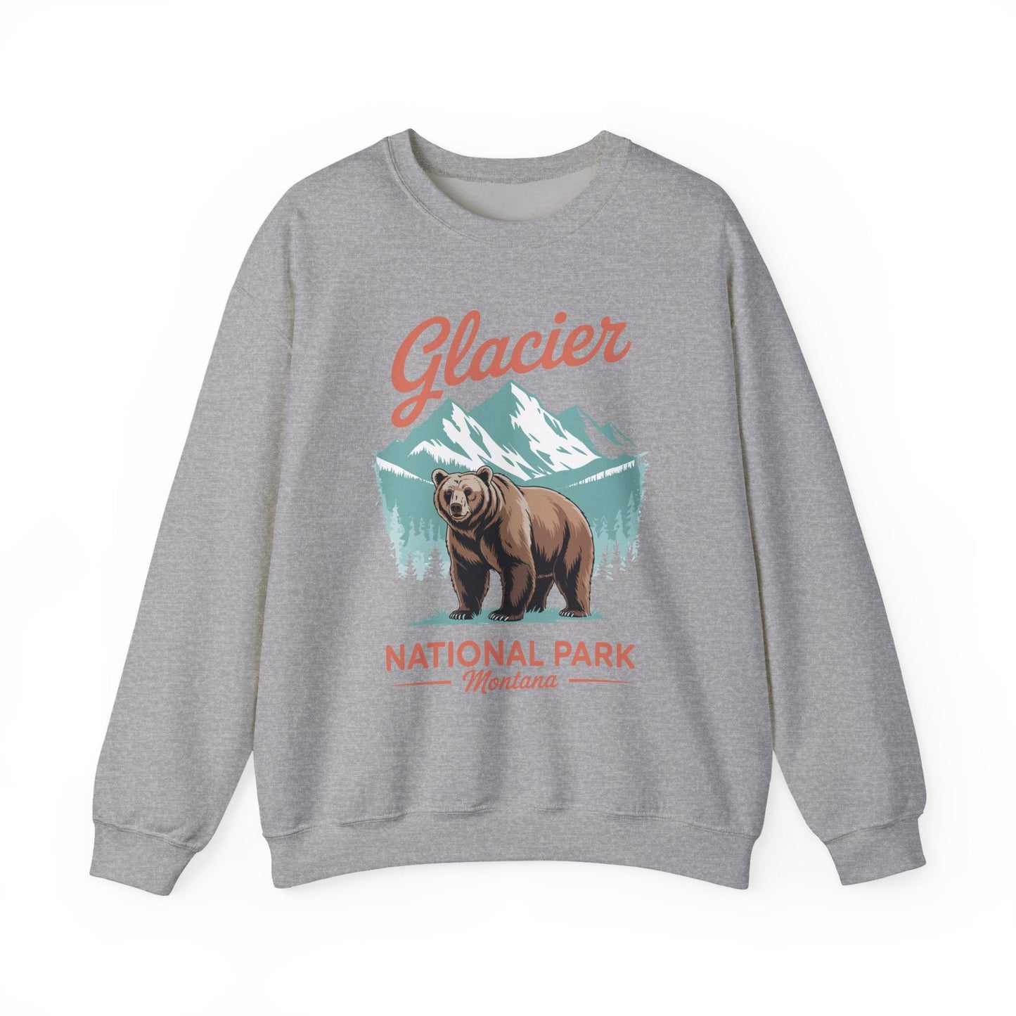 Glacier National Park retro Sweatshirt
