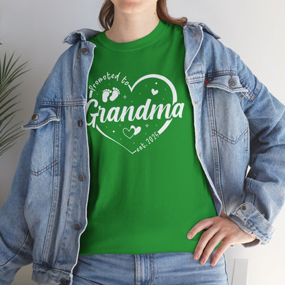 Promoted to Grandma Est 2025 Soon to be Grandma Mothers Day T-Shirt
