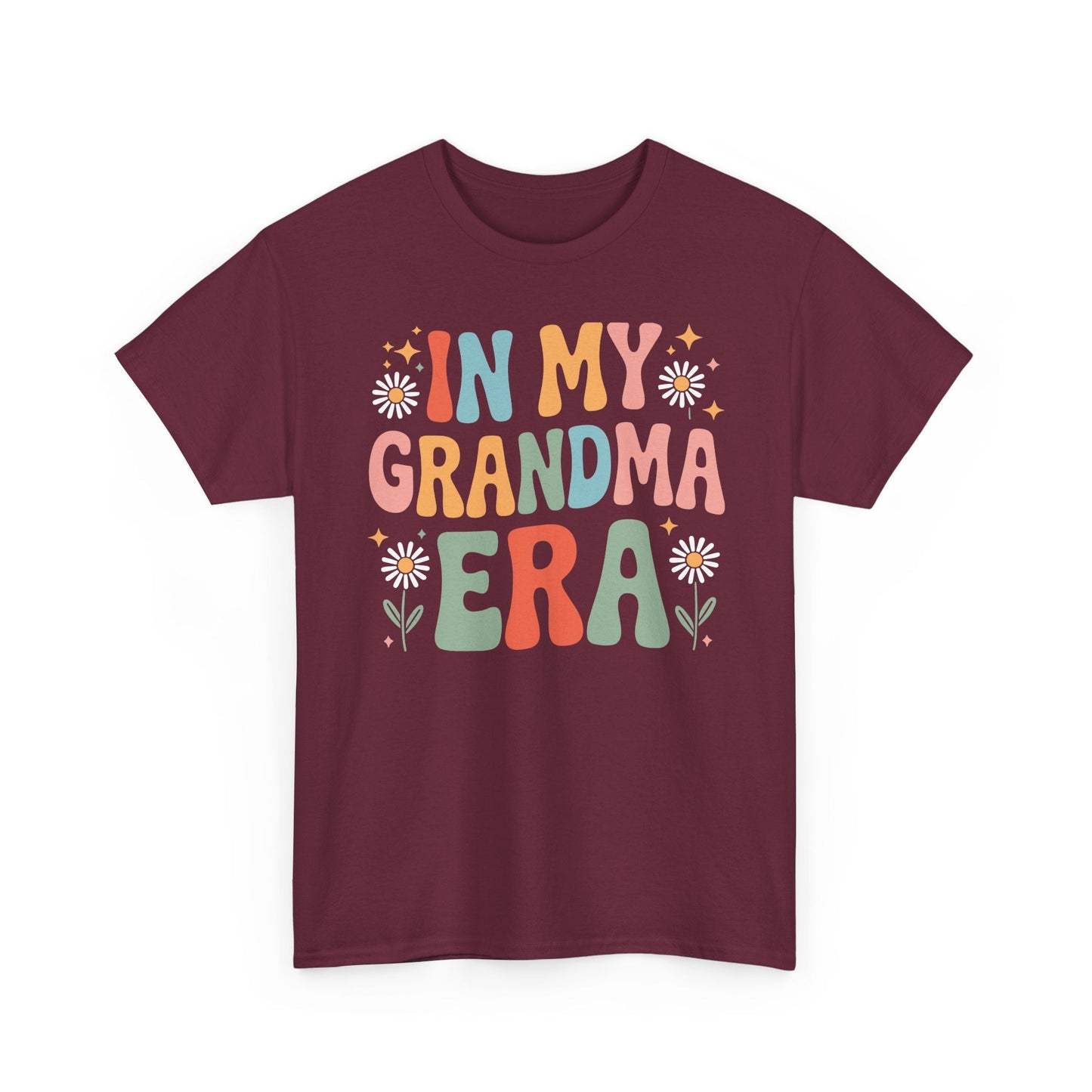 In My Grandma Era Funny Sarcastic Groovy Retro Mothers Day T-Shirt