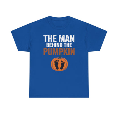 Pregnant Thanksgiving Costume for Dad Expecting Lil Pumpkin T-Shirt