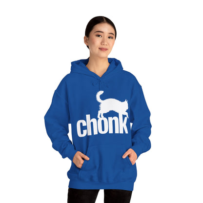 Chonk Cat Meme Funny Black Hoodie